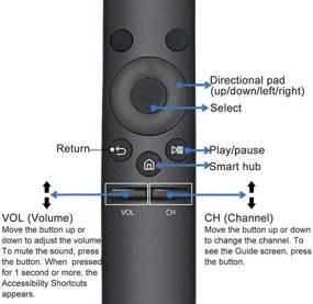 img 1 attached to High-Quality Replacement Remote BN59-01259B for Samsung TV Models 📺 UN60KU6270F, UN40KU6290, UN50KU6290, UN55KU6290 - Easy to Use and Control