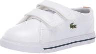 lacoste riberac sneaker canvas pattern logo