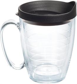 img 3 attached to 🍵 Tervis Clear & Colorful Mug Insulated Tumbler: 16 oz, Tritan, Clear with Black Lid