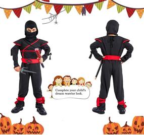 img 1 attached to 🥷 Ninja Costume: Must-Have Accessories for Halloween Costumes