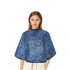 img 4 attached to 💄 Noverlife Bohemian Makeup Cape: Stylish & Functional Beauty Salon Smock for Makeup Artists, Beauticians & Stylists