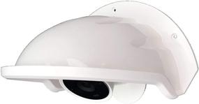 img 4 attached to 🌧️ White Universal Sun Rain Shade Camera Cover Shield for Outdoor Nest/Ring/Arlo/Dome/Bullet Cameras