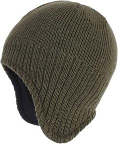 img 4 attached to 🧢 Ultimate Winter Comfort: Connectyle Men's Fleece-Lined Earflap Hat—Warm Daily Beanie Watch Cap