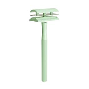 img 3 attached to 🌿 Green Estate Mint Green Double Edge Safety Razor for Women - Enhanced Shaving Experience - Eco-friendly Stainless Steel Blades - One Tree Planted with Every Purchase