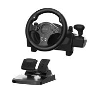 🎮 doyo gaming racing wheel for pc/ps3/ps4/xbox one/xbox 360/nintendo switch/android - 270 degree driving force sim game steering wheel with responsive gear and pedals logo