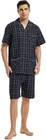img 1 attached to 👖 Pajamas with Adjustable Drawstring: Comfortable Sleepwear Bottoms for Men's Clothing
