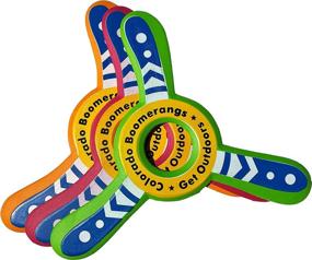 img 4 attached to Kids' Foam Boomerangs - Bongo Boomerang 3-Pack