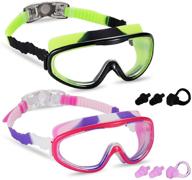 🏊 kids swim goggles (pack of 2) - swimming glasses for children, age 3 to 15 years logo