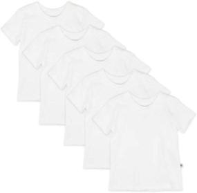 img 4 attached to Organic Cotton Short Sleeve T-Shirt Multi-Packs 👶 for HonestBaby - Eco-Friendly & Comfortable Baby Apparel