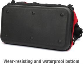 img 1 attached to 🛠️ WORKPRO 16" Top Wide Mouth Tool Bag: Waterproof Base, Multi-Compartment, 46 Pockets - Ideal Tool Organizer & Storage Solution [W081122A]