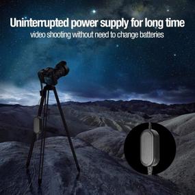 img 2 attached to 🔌 FlyHi ACK-E10 AC Power Adapter Charger Kit for Canon EOS Rebel T3, T5, T6, T7, T100 Kiss X50, X70 - Replacement for LP-E10