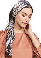 🌙 stylore 35” square satin head scarf: silky hair wrapping for a blissful night's sleep logo