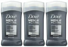 img 1 attached to Pack of 3 Dove Men+Care Cool Silver Deodorant, 3 Ounce for Long-lasting Freshness