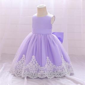 img 3 attached to 👗 Adorable Backless Toddler Bowknot Princess Pink 5 6T Girls' Clothing for Perfectly Styled Little Ones