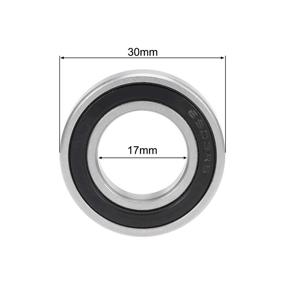 img 1 attached to Premium Uxcell 6903 2RS Bearing - High Performance 17X30X7Mm Bearings