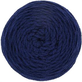 img 2 attached to Red Heart Super Saver Jumbo Yarn: Soft Navy - Your Ultimate Crafting Companion