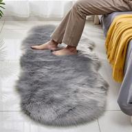 sheepskin anti slip fluffy bedroom window logo