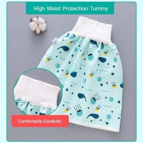 img 2 attached to 🩲 Waterproof Training Pants Cloth Diaper Skirts for Toddler Boys and Girls - Ideal Bedtime Clothing for Potty Training and Night Time Sleeping...