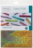 🌟 gina k. designs therm o web fancy foils, сверкающее золото, листы 6x8 - улучшено для лучшей оптимизации seo логотип