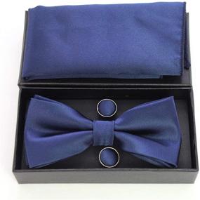 img 1 attached to 👔 Enhance Your Formal Style with JEMYGINS Pre Tied Pocket Square Cufflink