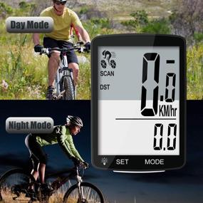 img 2 attached to 🚴 Nellvita Wireless Bike Computer: 20 Multi-Functions, Waterproof Speedometer with Large LCD Display - Easy to Use