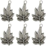 pieces antique marijuana pendant jewelry logo