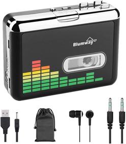 img 4 attached to 🎵 Cassette to MP3 Converter: BlumWay Portable Recorder Player for Converting Audio Music Tape to Digital Format with Earphone - No Computer Required