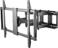 📺 premium full motion articulating tv wall mount bracket | fits 75, 80, 85, 90, 100" flat & curved screen tvs | 900 x 600 vesa | full motion swivel, tilt, & rotation logo