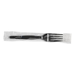img 1 attached to 🍴 Dixie Individually Wrapped 6.1" Medium-Weight Polystyrene Plastic Fork by Georgia-Pacific (GP PRO), Black, FM5W540, 540 Count (90 Forks/Box, 6 Boxes/Case)