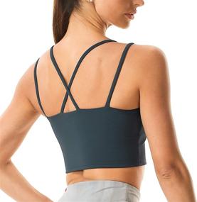 img 4 attached to Rocorose Removable Crisscross Wireless Bralette Sports & Fitness for Other Sports