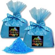 💙 10 lbs blue color blaze gender reveal powder for baby boy announcement: includes car burnout, exhaust, targets, photography, and gender reveal parties logo