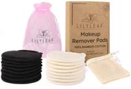 lilyleaf bamboo makeup remover 16pcs logo