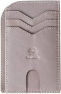 🧳 midnight leather pocket wallet blocker logo