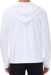 img 3 attached to 👕 Ultimate Performance: Men's UPF Protection Hoodie Shirts - Ideal for Hiking, Fishing, and Outdoor Activities