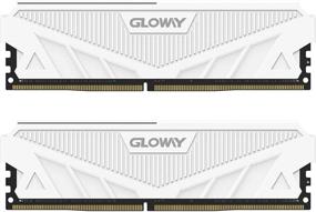 img 4 attached to Gloway ОЗУ DDR4 32 ГБ (2x16 ГБ) 3200 МГц PC4-25600 CL16 1.35 В UDIMM Алюминиевый комплект - White: Увеличьте скорость и производительность вашего компьютера!