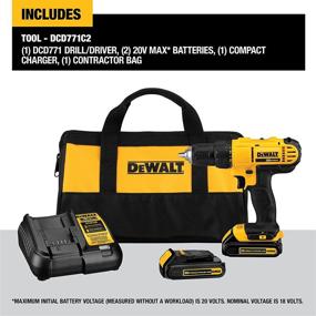img 3 attached to 🔩 Dewalt DCD771C2 Compact Cordless Lithium Ion Drill