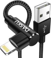 charging braided charger compatible ipad（black） logo