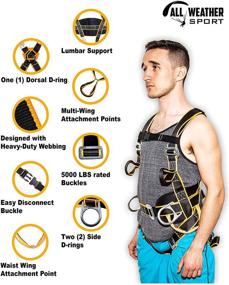 img 2 attached to Versatile Kiting Harness: Kitesurfing & Paragliding Equipment for Ground Handling