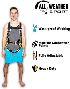 img 1 attached to Versatile Kiting Harness: Kitesurfing & Paragliding Equipment for Ground Handling