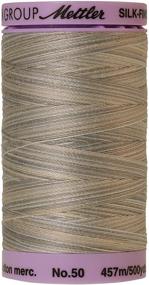 img 1 attached to Mettler Silk-Finish Variegated Cotton Thread: 500yd/475m in 🧵 Dove Gray - High-Quality Thread for Versatile Sewing Projects