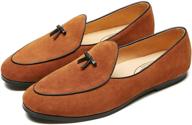 vintage loafers belgian men's shoes - journey west loafers & slip-ons logo