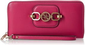 img 4 attached to GUESS Hensely Large Around Wallet Women's Handbags & Wallets and Wallets