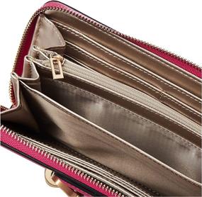 img 1 attached to GUESS Hensely Large Around Wallet Women's Handbags & Wallets and Wallets