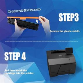 img 1 attached to 🖨️ INK E-SALE Remanufactured Toner Cartridge Replacement Set – HP 125A CB540A CB541A CB542A CB543A for LaserJet CP1215 CP1518ni CP1515n CM1312nfi CM1312 MFP Printer – Black Cyan Magenta Yellow