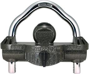 img 4 attached to 🔒 Secure Your Coupler with Trimax UMAX50 Premium Die-Cast Dual Purpose Coupler Lock