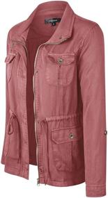 img 3 attached to Makeitmint Womens Utility Light Weight YJZ0067 BLUSH SML Women's Clothing for Coats, Jackets & Vests