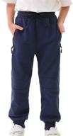 👖 boys' camouflage athletic drawstring sweatpants by hzxvic - perfect fit for 12-13years logo