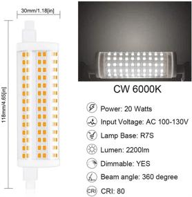 img 1 attached to 🌞 Brighten Up Your Space with Luxvista Dimmable Daylight Replacement Floodlight