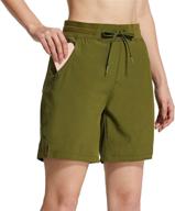 🏕️ baleaf women's 7-inch hiking shorts: 5 pocket quick dry upf 50+ stretch athletic shorts for camping, travel, running логотип