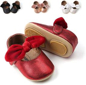 img 4 attached to BENHERO Sandals Leather No Slip Princess Apparel & Accessories Baby Girls and Shoes